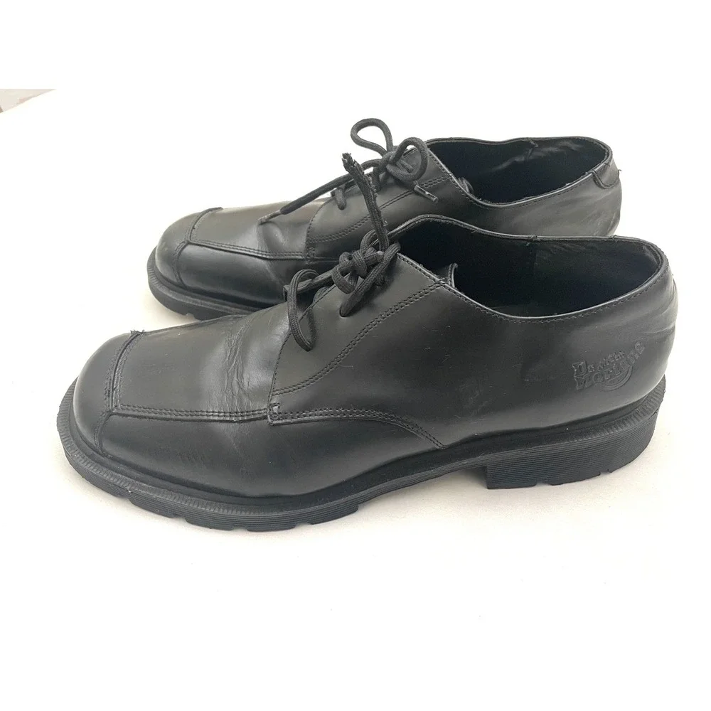 Dr. Martens Air Wair Black Leather Lace Up Oxfords‎ Shoes 9A51 Mens 13 Goth Emo